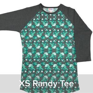 Lularoe Disney Randy Tee Donald Duck Print - Size XS